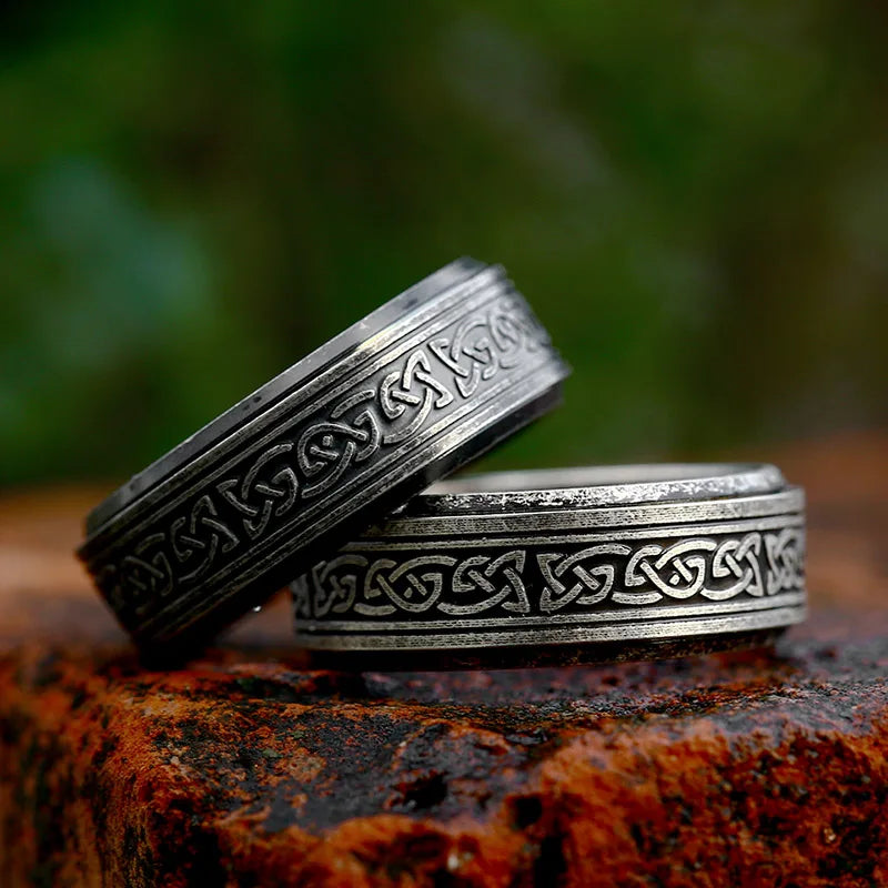 Celtic-Inspired Spinner Ring